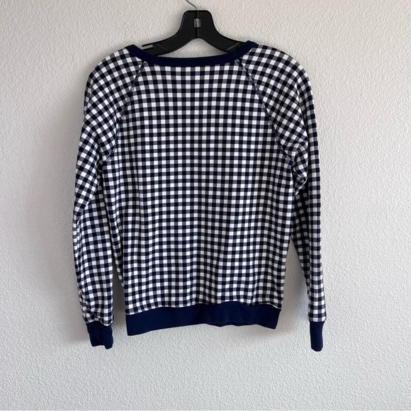 Draper James Women’s Natalie Sweatshirt in Gingham - Picture 3 of 11